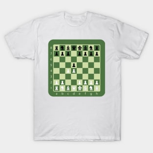 Queen's Gambit Chess Openings 1.d4 T-Shirt